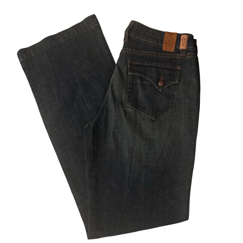 NWT Indigo Palms Vitoria Medium‎ Wash Jeans Flare 6 Reg Tommy Bahama Co